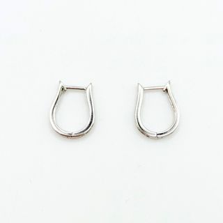 Pendientes Aro Oro Blanco 18K, Diamantes, 1.89gr