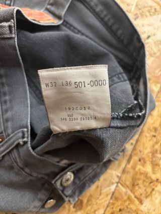Jeans Levi's 501 grigi vintage