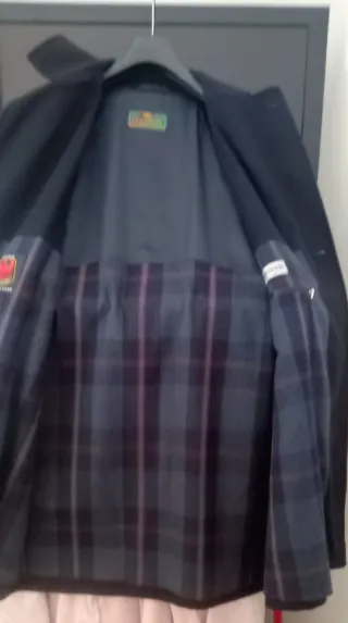 Cappotto Loden uomo blu