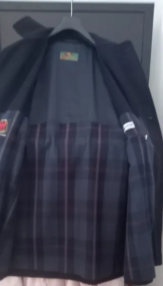 Cappotto Loden uomo blu