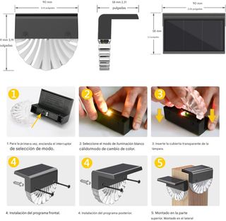 Luces Solares Auting Jardín 6 Unidades