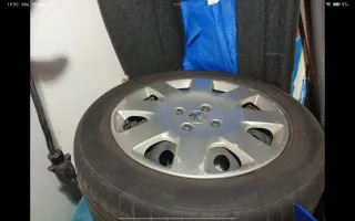 Llantas y neumáticos con tapacubos Peugeot 307