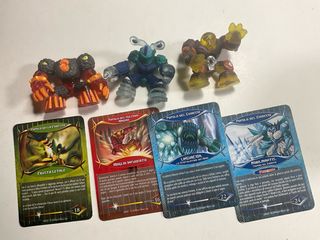 Gormiti - 3 Figure e 5 Carte