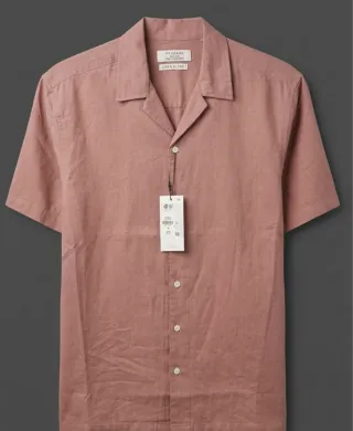 Camisa rosa manga corta Primark