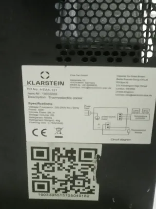 Nevera mas silencioso - termoelectrico - 30L