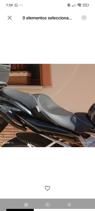 Asiento GEL Yamaha FZ6