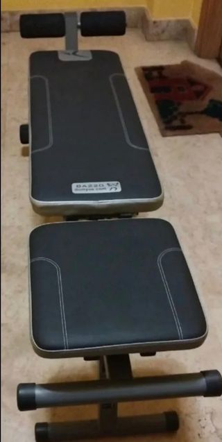 PESAS BANCO PLEGABLE RECLINABLE+RACK