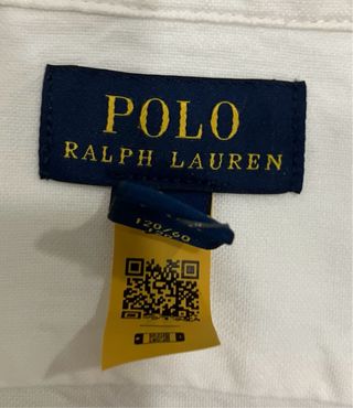 Vestido blanco Polo Ralph Lauren niña T.XS