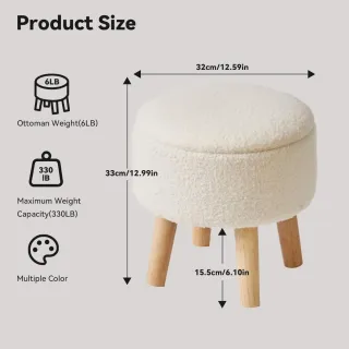 Otomana IBUYKE con Almacenamiento Teddy