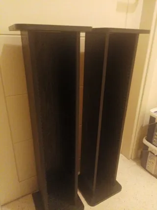 Estanterías CD Negro (2 unidades)