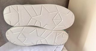 Scarpe Shop Art bianche e verde acqua