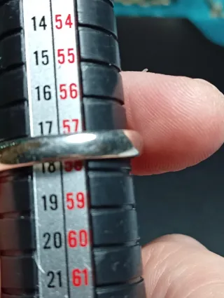 Anillo Plata Ley Malaquita Ajustable