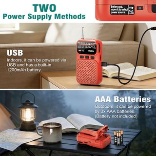 Radio Portátil Recargable Mini NUEVA