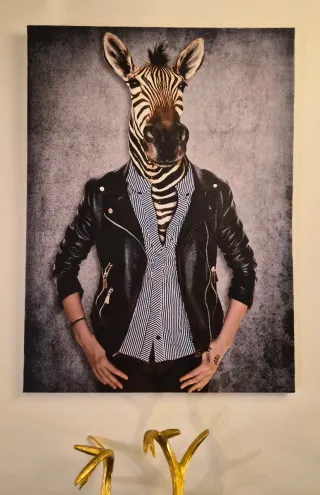 Colección 8 Cuadros Animales Estilo Vintage