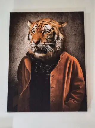 Colección 8 Cuadros Animales Estilo Vintage