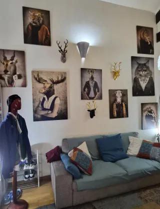 Colección 8 Cuadros Animales Estilo Vintage