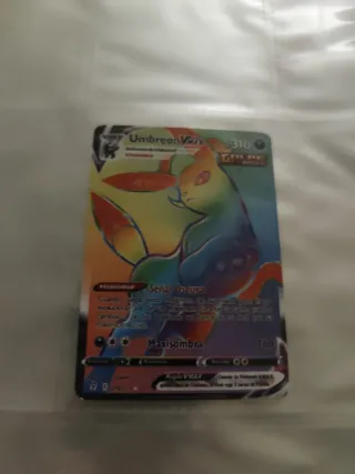 Carta Pokémon Umbreon Vmax Rainbow Rare