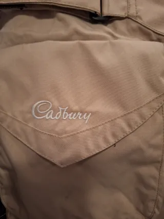 Chaqueta moto beige y negra talla M