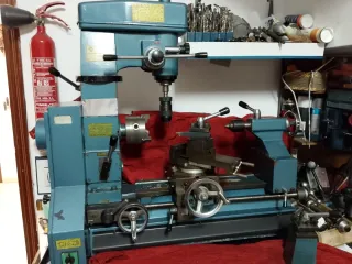 Torno para metal.