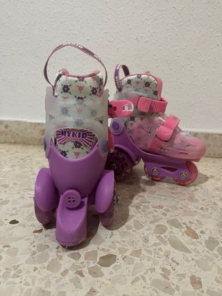 Patines Hykid Viola Niños Rosa