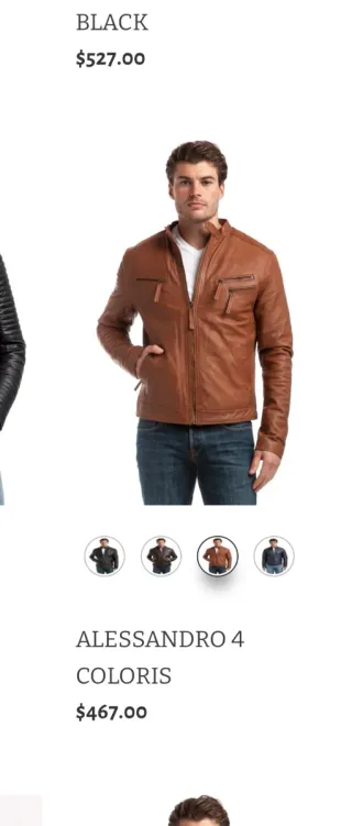 Chaqueta Cuero Chyston Talla M