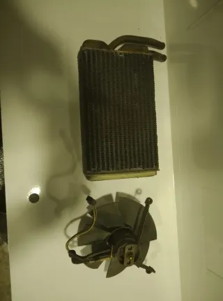 Radiador y ventilador calefacción Opel Rekord D