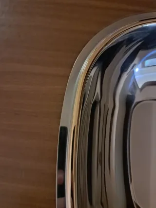 Cestino Portapane Morinox Oro e Argento