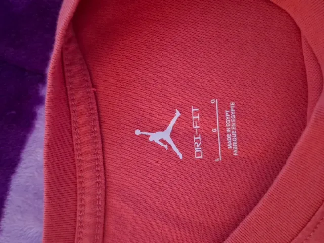 Camiseta Jordan Hombre Naranja