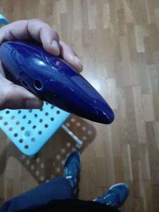 Ocarina Zelda Cerámica Azul 12 Agujeros