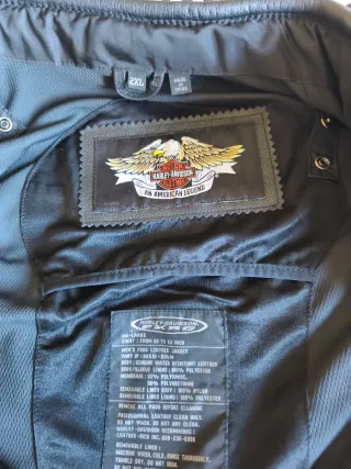 Chaqueta Harley-Davidson Hombre XXL Negra