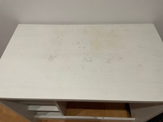 Escritorio Ikea Blanco Madera