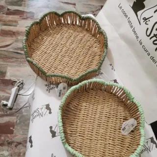 Cestini Nuvole di Stoffa - Carta e Vimini