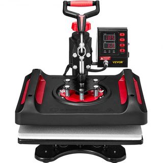 Máquina de Prensa Térmica Kit de Sublimación 15 x 12 Pulgadas/38.1 x 30.5 cm 11 en 1 Kit de Prensa Térmica