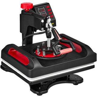 Máquina de Prensa Térmica Kit de Sublimación 15 x 12 Pulgadas/38.1 x 30.5 cm 11 en 1 Kit de Prensa Térmica