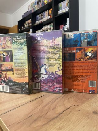Conjunto VHS Disney em Português