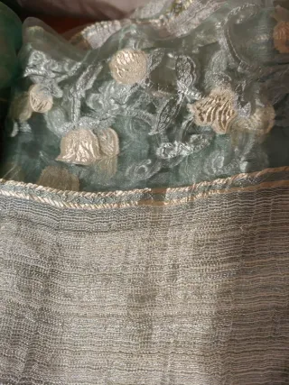 Set 3 Tende Chiffon Verde Arancio