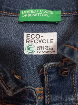 Giubbotto jeans bimba United Colors of Benetton