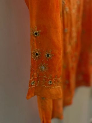 Maglia donna Positano vintage arancione