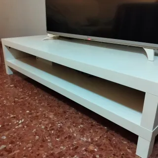 Mueble TV Blanco y Negro