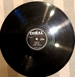 Buddy Holly Peggy Sue Disco 78rpm Coral 1957