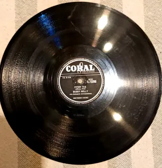 Buddy Holly Peggy Sue Disco 78rpm Coral 1957