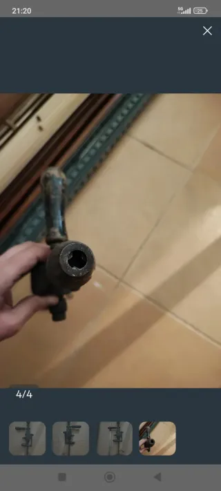 Berbiquí taladro de mano antiguo