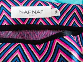 Falda Naf Naf Mosaico Mujer Azul/Rosa