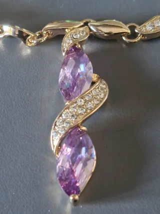 Set collana e orecchini alta bigiotteria