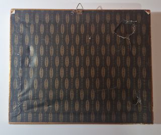 Quadro miniatura di T. Vespa – Paesaggio dipinto