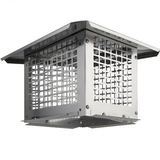 Tapa de Chimenea 330.2 x 228.6mm, Cubierta de Chimenea de Acero Inoxidable 304, No Fácil de Volcar & Accesorios Prácticos & Fácil Instalación, Se Ajusta a Cubiertas de Flue de Malla Fuera de Tejas...