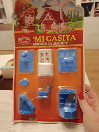 Blister Mi Casita Muebles Juguete Años 80