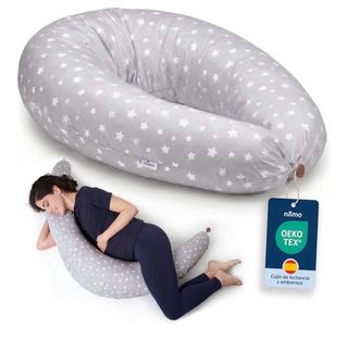 Cojín Embarazo Niimo Estrellas Gris