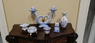 Set 6 Oggetti Vintage Porcellana