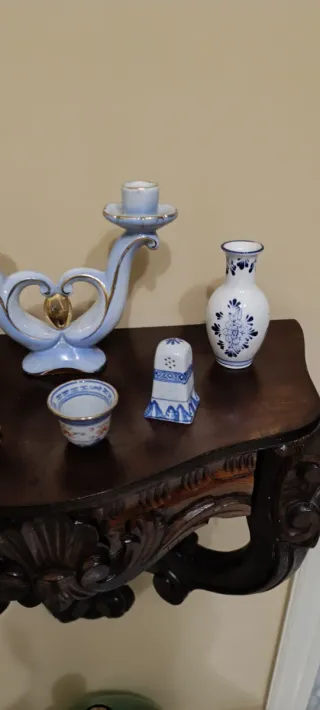 Set 6 Oggetti Vintage Porcellana